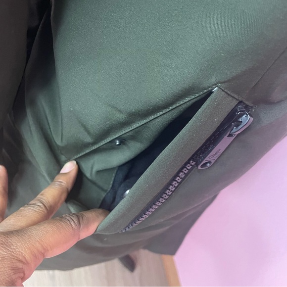 🧥Sam Edelman Olive Winter Coat with Faux Fur 🧥 - Picture 14 of 15